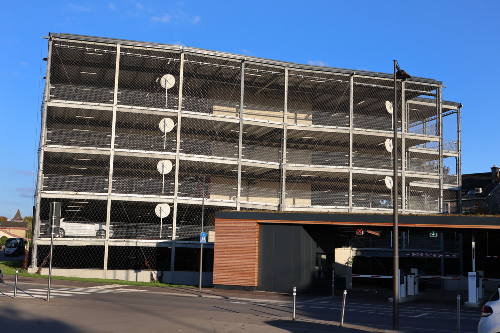 Das neue Parkhaus „Hippodrom“ bietet 649 zusätzliche Parkplätze