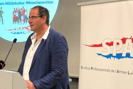 SPAL-Vize Tom Braquet bei der Generalversammlung der Gewerkschaft im September