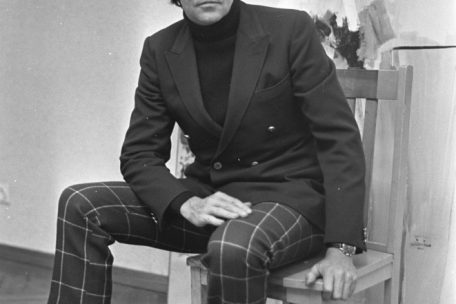 In jungen Jahren: der Künstler Robert Rauschenberg, 1968