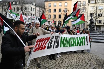 Parlamentarische Anfrage / 99 pro-palästinensische Demonstrationen in Luxemburg seit Beginn des Gazakriegs