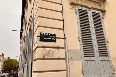 Gimmicks in der Stadt: die „rue du premier film“