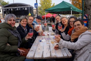 Weinfest / Hunnefeier in Schengen: Wo Fiederwäissen und Fiederrosé über die Grenzen fließen