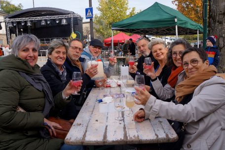 Weinfest / Hunnefeier in Schengen: Wo Fiederwäissen und Fiederrosé über die Grenzen fließen