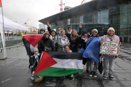 Alles zu weit weg? Diese Gruppe kam vorwiegend aus dem Pariser Raum und hatte den Weg nach Luxemburg angetreten.
