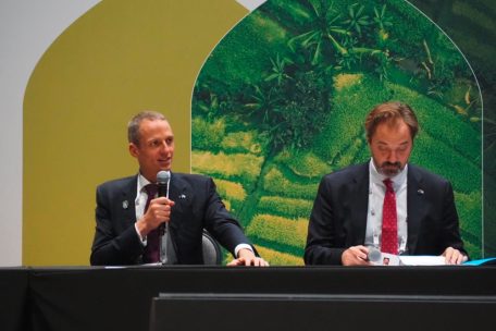 Serge Wilmes (l.) sieht Luxemburg in einer wichtigen Rolle