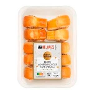 „Mini pains saucisse“ der Marke Delhaize