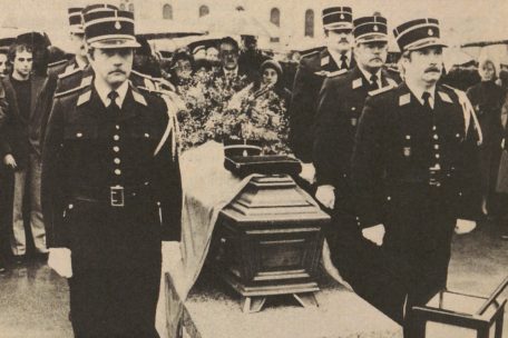 Beim Überfall auf die BIL kam erstmals ein Polizist ums Leben, der junge Polizeibeamte Patrice Conrardy wurde von einer Kugel der Gangster tödlich getroffen