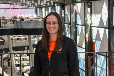 Sophie Mangen ist Vizepräsidentin der ACEL und unter anderem verantworlich für die Studentefoire