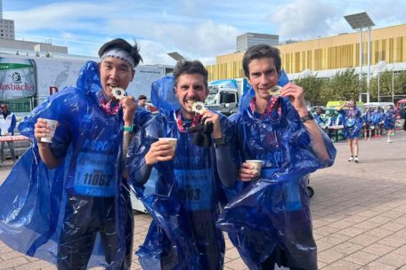 Leichtathletik / Schank und Bertemes krönen sich in Frankfurt zu Marathon-Meistern