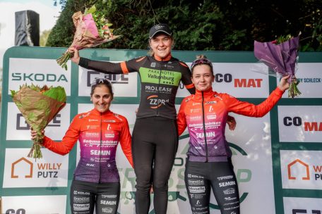 Liv Wenzel (r.) durfte sich über den dritten Platz freuen