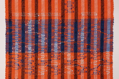 Vom Bauhaus in die USA: Anni Albers, hier ihr Werk „Intersecting“ aus dem Jahr 1962