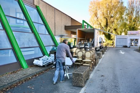 Das alte Cactus-Gebäude wird aktuell nach und nach ausgeräumt