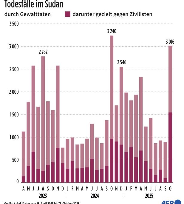 Ostafrika / Überblick über die in- und ausländischen Akteure im Sudan-Konflikt