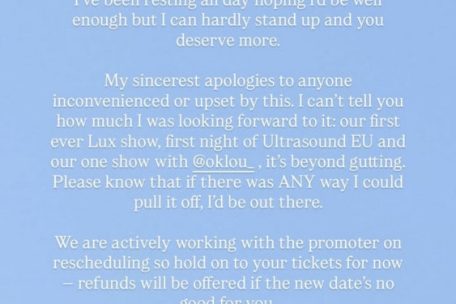 Lordes Instagram-Story am Sonntag