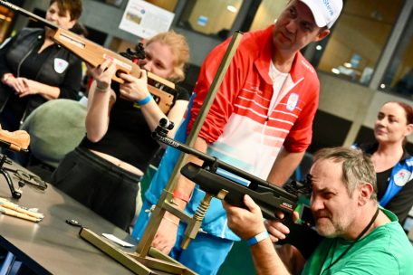 Beim Sportschießen waren Konzentration, Präzision und eine ruhige Hand gefragt