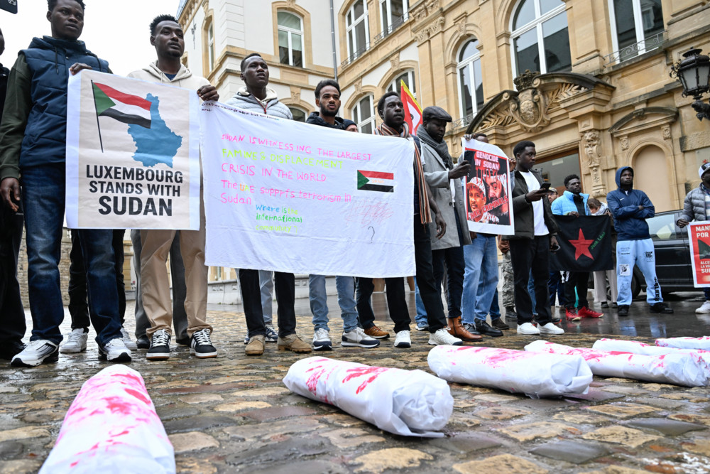 Solidaritätskundgebung / „Horror aus dem Sudan ist noch nicht in der Luxemburger Gemeinschaft angekommen“
