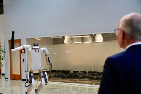 Bei Luc Friedens Arbeitsvisite in den USA in der vergangenen Woche standen unter anderem Technologie und KI im Vordergrund