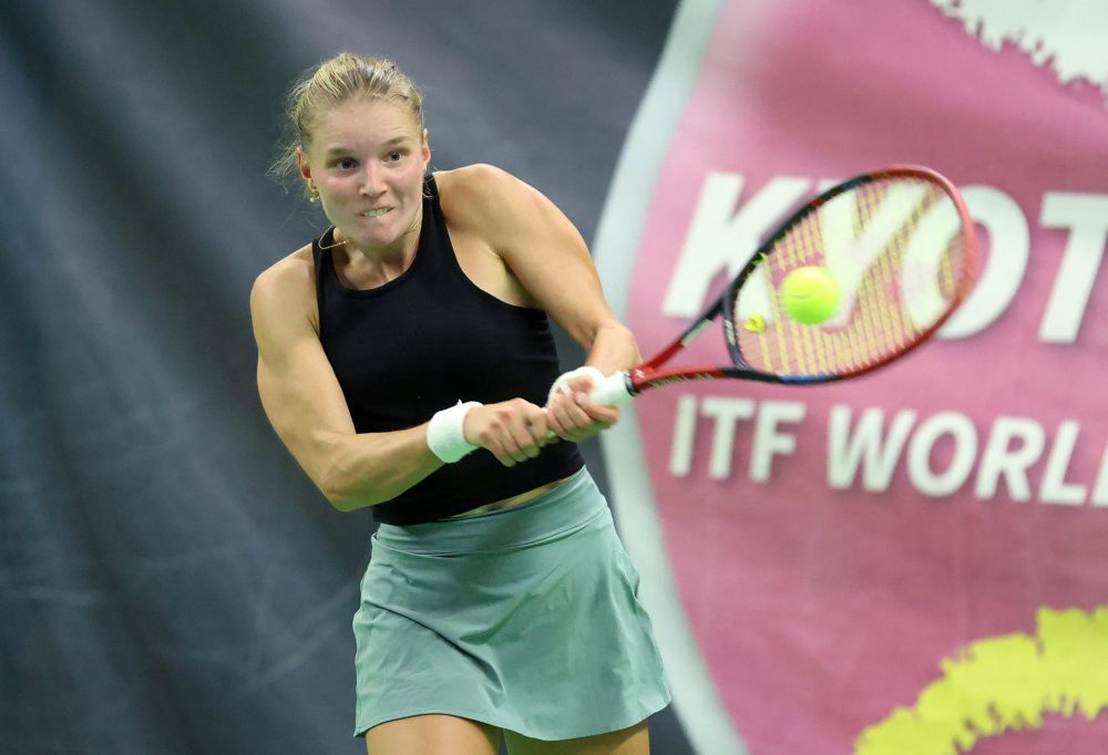 Tennis / Logik bleibt gewahrt: Marie Weckerle unterliegt bei den Kyotec Open Lucia Bronzetti