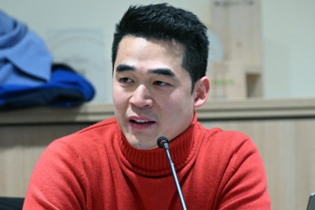 Der neue Bürgermeister von Contern, Dali Zhu (DP)