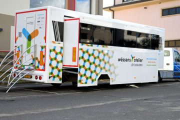 Wëssens-Atelier / Ein mobiles Atelier zum Geburtstag