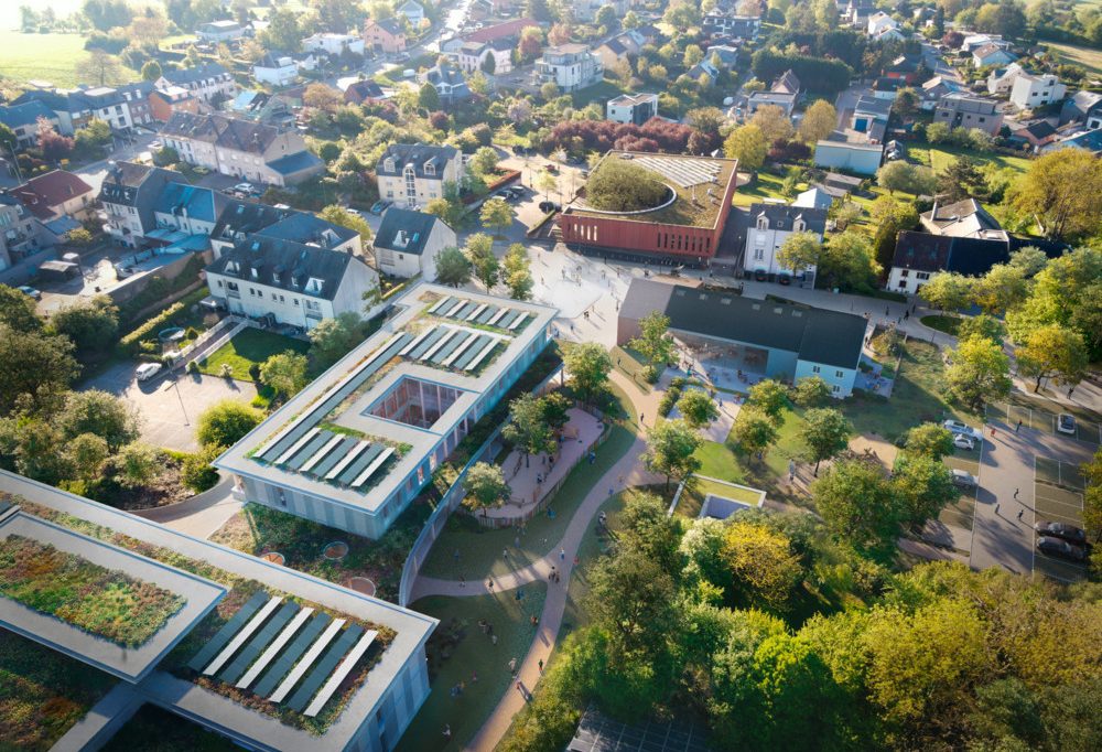 Facelifting für Bergem / Der neue Dorfkern verändert das Aussehen der Kommune