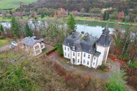 Rückseite des Schlosses heute