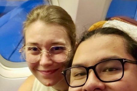 Im Flieger nach Bangkok