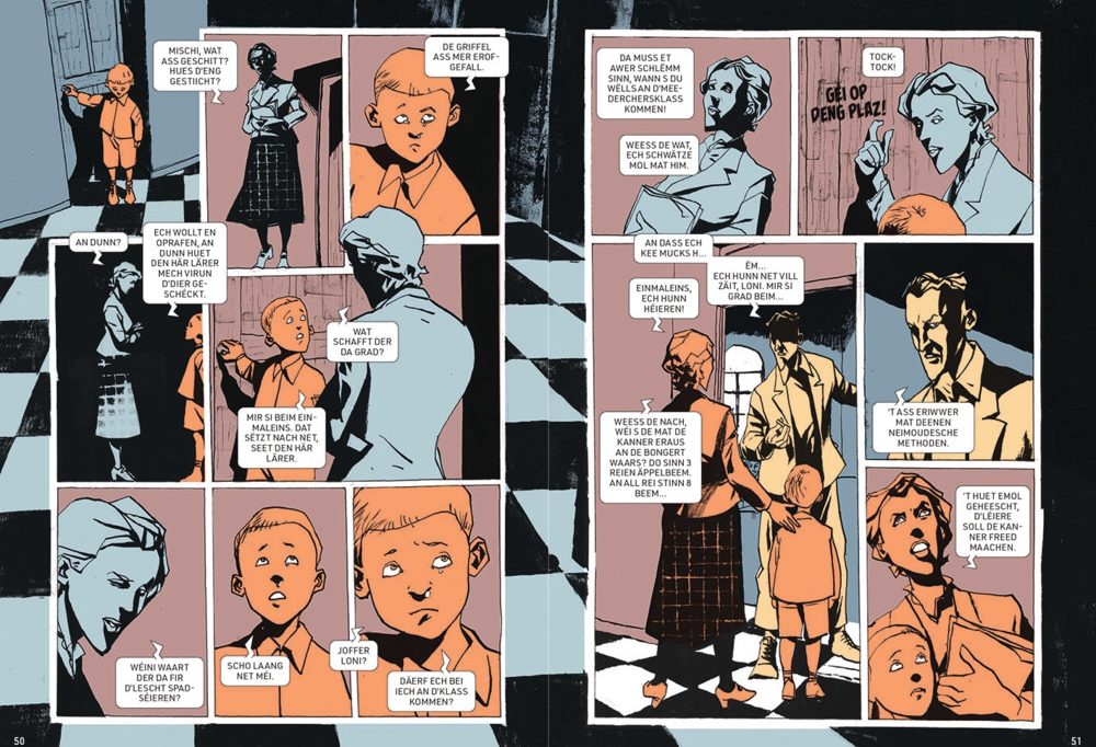 Über Schule und Widerstand / „Hei danzt keen aus der Réi“ – Marc Angels neue Graphic Novel wirft einen Blick ins Luxemburg der 1930