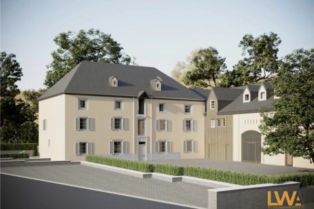 So soll sich die Fassade der Bestgen-Mühle in naher Zukunft präsentieren