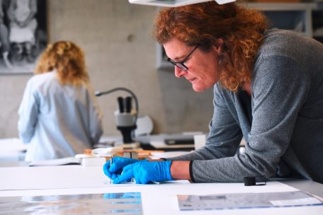 Die Fotografien wurden bereits bei ihrem Kauf aufwendig restauriert