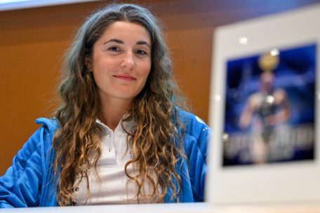 Jeanne Lehair hat im November bei einem Weltcuprennen in Chile den ersten Platz belegt