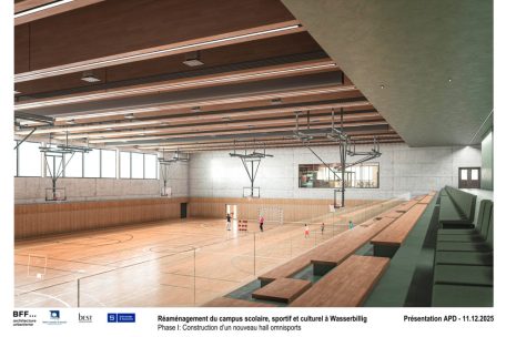 Fast sämtliche Hallensportarten können auf höchstem nationalen Niveau in der neuen Halle ausgetragen werden