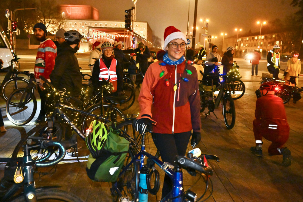 Luxemburg-Stadt / Teilnehmer verbreiten Weihnachtsstimmung beim „Christ-Mass Bike Ride“