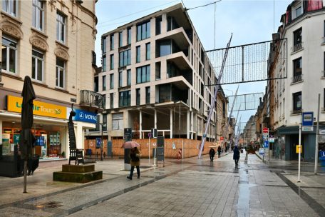 Esch / Die Bauarbeiten am „Scholesch Eck“ gehen weiter – ohne Strom, mit Fragezeichen