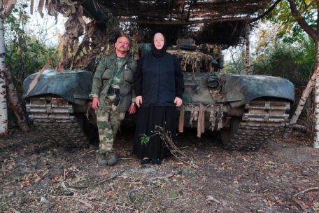 Eine vom Orden unterst&uuml;tzte Schwester in den besetzten Gebieten der Ostukraine