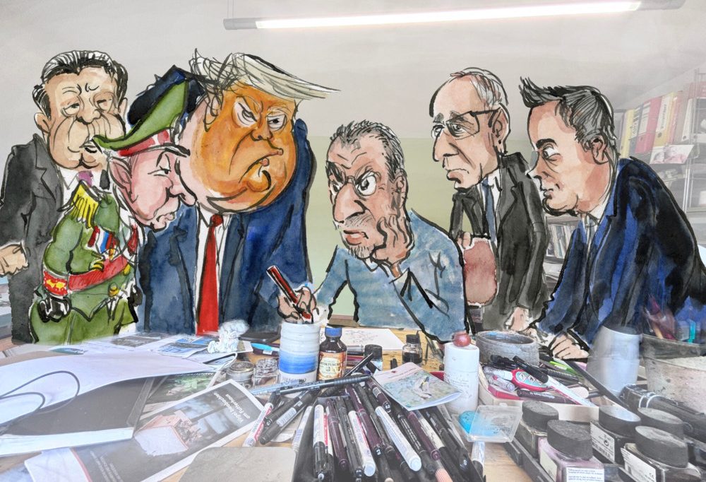 Carlo Schneider im Interview / „Wir Karikaturisten müssen die Dummheiten nur noch abmalen“