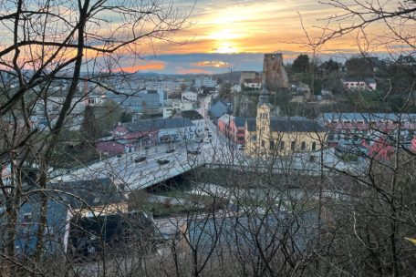 Sonnenuntergang im Hesperinger Winter