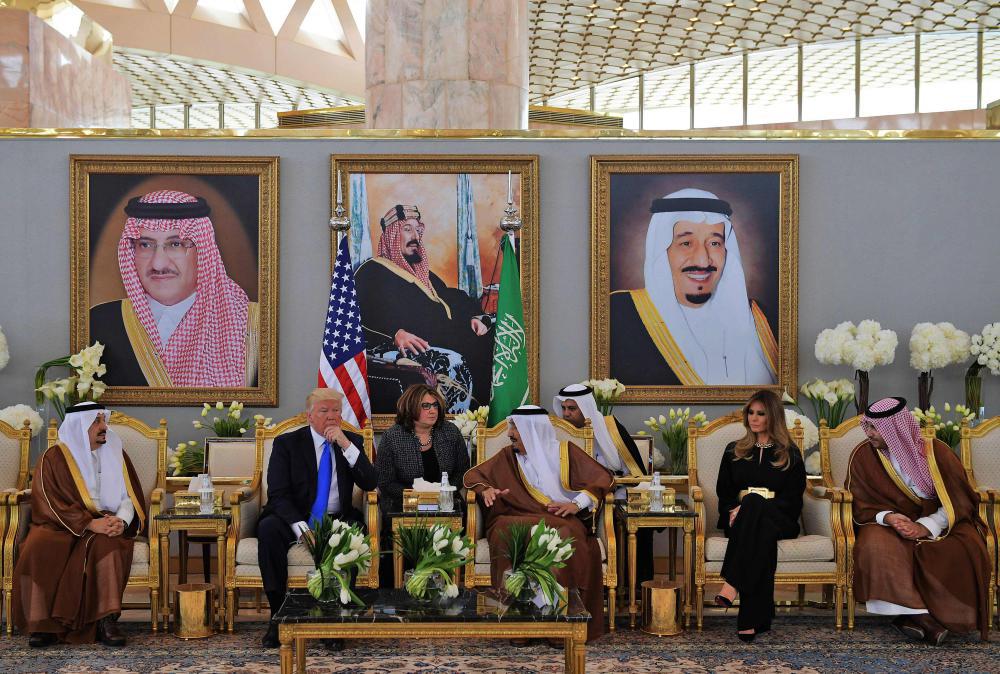 Trump in Riad eingetroffen