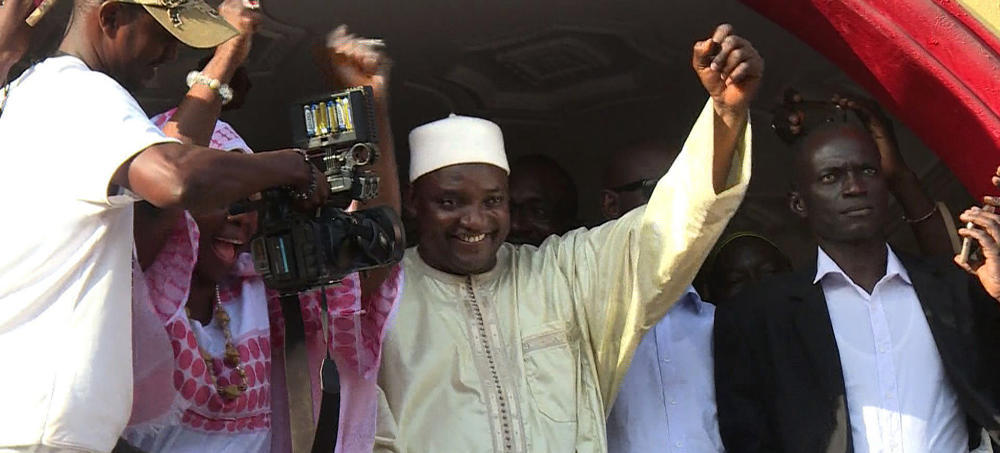 Oppositionspolitiker ist Gambias neuer Präsident
