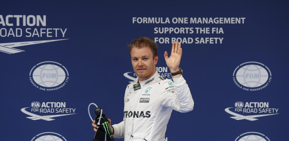 Rosberg auf der Pole Position