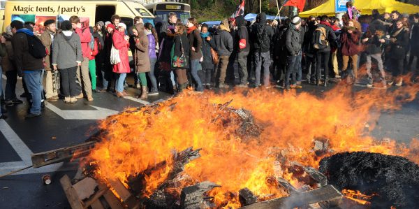 Demonstranten setzen Brüssel teilweise zu
