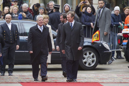 Bundespräsident Joachim Gauck in Luxemburg