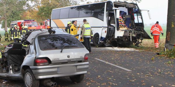 Zwei tote bei Busunfall in Brandenburg