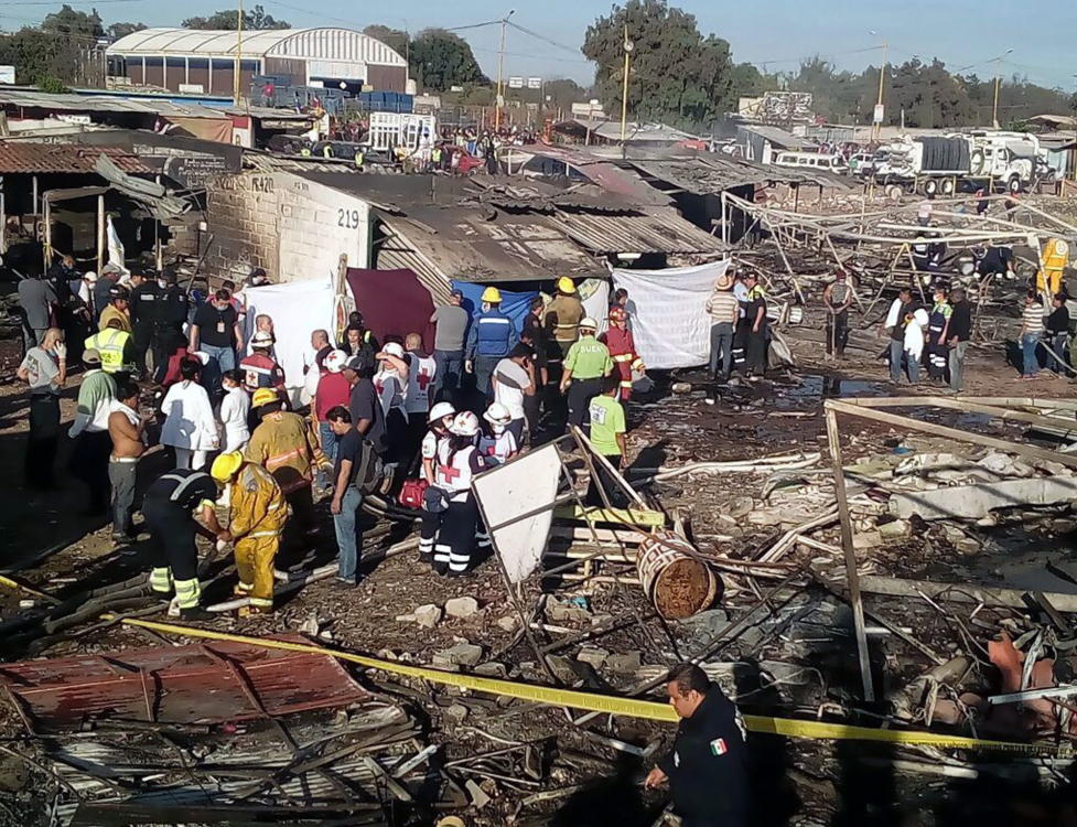 Explosion auf Pyrotechnik-Markt: mindestens 26 Tote