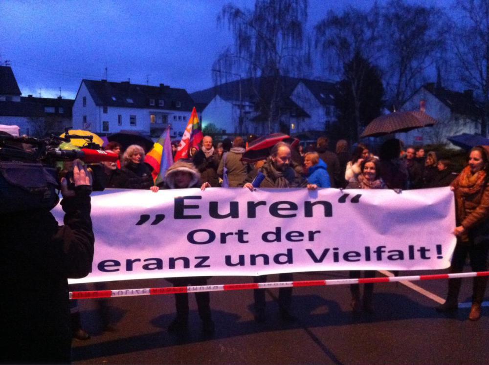 Proteste gegen AfD-Veranstaltung in Trier