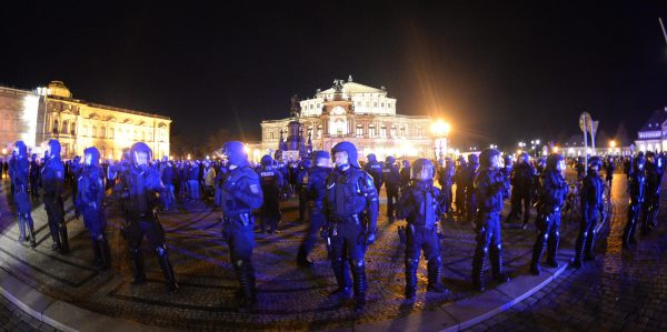 Pegida-Protest eskaliert in Dresden