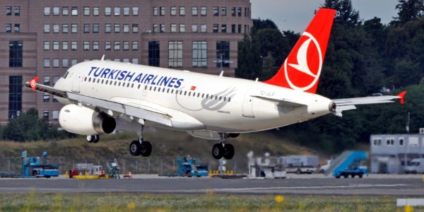 Turkish Airlines fliegt mit Airbus A319