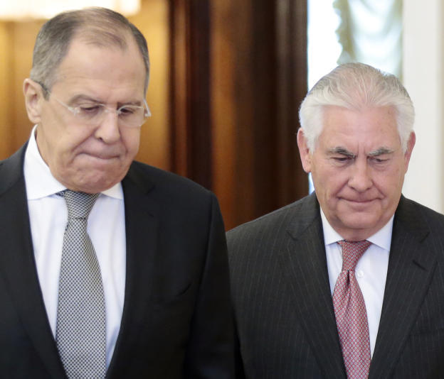 Putin und Tillerson: Verhärtete Fronten