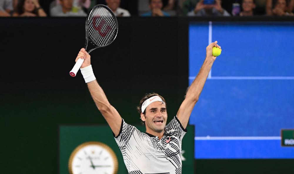 Federer gewinnt gegen Nadal
