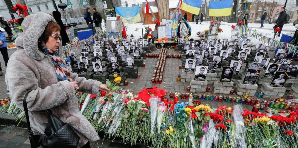Ukrainer gedenken der Maidan-Toten